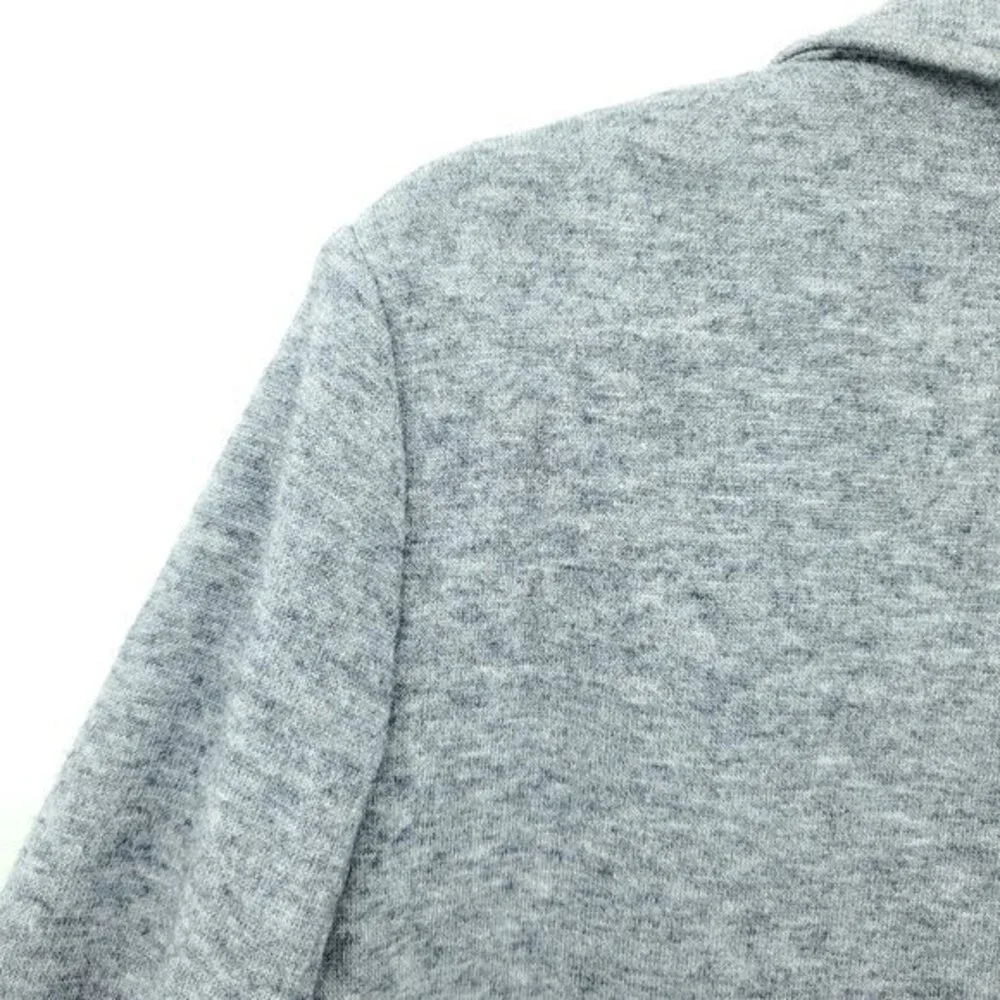 Betabrand LuxeMelange Double Breasted Blazer XL Charcoal Gray